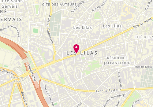 Plan de DABI Hervé, 105 Bis Rue de Paris, 93260 Les Lilas
