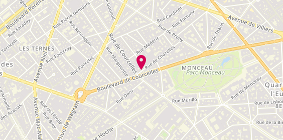 Plan de GANEM Laurent, 1 Rue de Chazelles, 75017 Paris