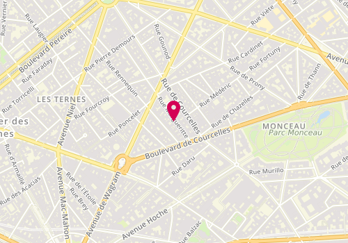 Plan de MONOD BROCA Jeanne, 9 Rue Margueritte, 75017 Paris