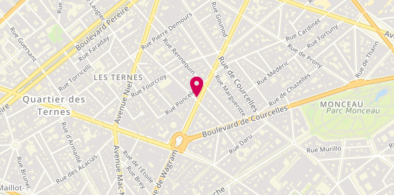 Plan de LE BRUSQ Violaine, 77 Avenue de Wagram, 75017 Paris