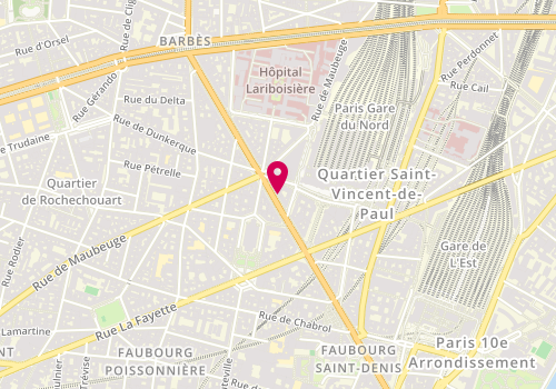 Plan de KHODJA Senda, 124 Bis Boulevard Magenta, 75010 Paris