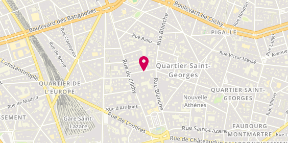 Plan de BELLYNCK Laurence, 9 Rue Moncey, 75009 Paris
