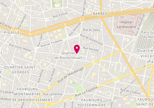 Plan de Du Docteur Al Rayes Samer, 59 Bis Rue de Rochechouart, 75009 Paris