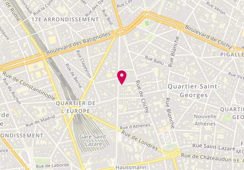 Plan de DESCORPS Declère Julien, 5 Rue Jules Lefebvre, 75009 Paris