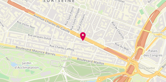 Plan de MONSAINT Arnaud, 85 Avenue Charles de Gaulle, 92200 Neuilly-sur-Seine