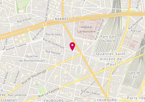 Plan de JUAN MONTESINOS ALEJO, 41 Rue de Dunkerque, 75010 Paris