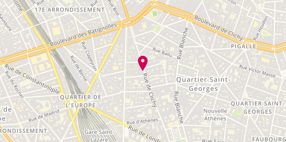 Plan de BISMUTH Ava, 53 Rue de Clichy, 75009 Paris