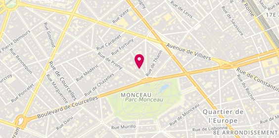Plan de CHPINDEL Yanis, 3 Rue de Logelbach, 75017 Paris