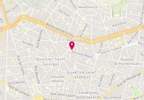 Plan de DE MATHAREL Diane, 36 Rue Victor Massé, 75009 Paris