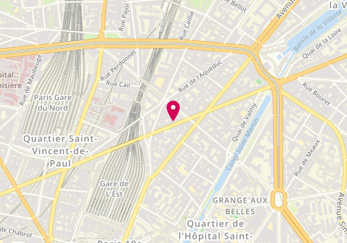 Plan de MBAKAM NJIPKAM Sandrine, 207 Rue la Fayette, 75010 Paris