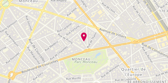 Plan de JEUDI DE GRISSAC Gloria, 4 Rue de Logelbach, 75017 Paris