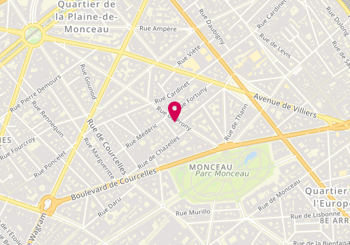 Plan de DUEZ Michel, 33 Rue de Prony, 75017 Paris