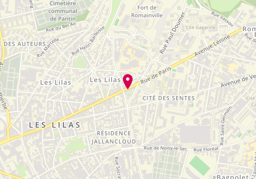 Plan de HASSOUN Didier, 190 Rue de Paris, 93260 Les Lilas
