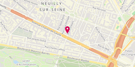 Plan de MOURLAAS Julien, 11 Rue d'Orléans, 92200 Neuilly-sur-Seine