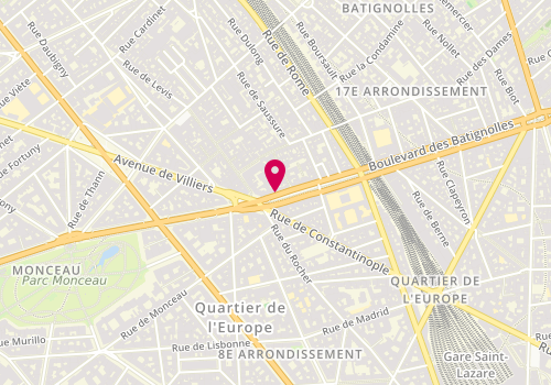 Plan de ZABIEGO Isabelle, 98 Boulevard des Batignolles, 75017 Paris