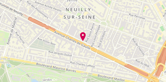 Plan de LESENECHAL Aude, 88 Bis Avenue Charles de Gaulle, 92200 Neuilly-sur-Seine