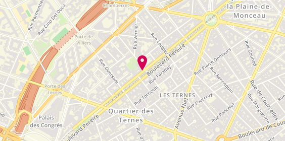 Plan de BENDAHAN Gabriel, 174 Boulevard Pereire, 75017 Paris
