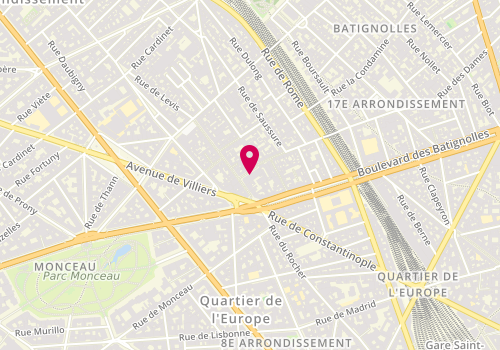 Plan de MAUGENDRE Molina Véronique, 131 Rue des Dames, 75017 Paris
