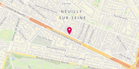 Plan de POPOVA Mariya, 100 Avenue Charles de Gaulle, 92200 Neuilly-sur-Seine
