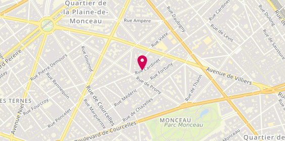 Plan de ICHOU Céline, 40 Bis Rue Cardinet, 75017 Paris