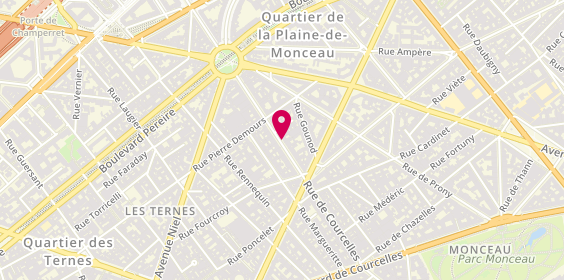 Plan de FORESTIER Jean Paul, 146 Rue de Courcelles, 75017 Paris
