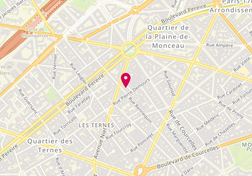Plan de RUSSO Valérie, 3 Rue Balny d'Avricourt, 75017 Paris