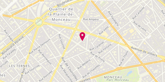 Plan de WAHNICH Gabriel, 83 Rue Jouffroy d'Abbans, 75017 Paris