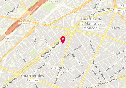 Plan de DE BARTOLO Emmanuelle, 55 Rue Rennequin, 75017 Paris