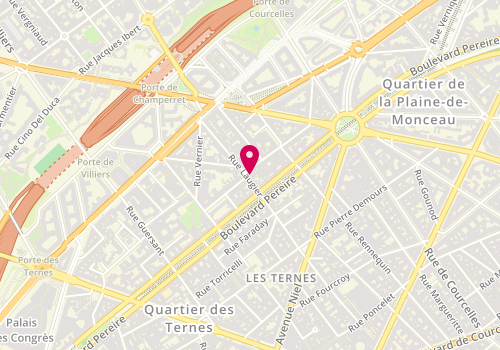 Plan de HURAND Camille, 60 Rue Laugier, 75017 Paris