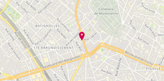 Plan de AUMONT Léa, 13 Avenue de Clichy, 75017 Paris