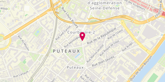 Plan de POYER Hortense, 30 Rue Anatole France, 92800 Puteaux