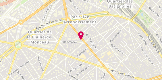 Plan de GUEZ Rebecca, 155 Boulevard Malesherbes, 75017 Paris