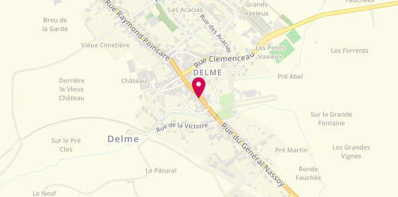 Plan de ALBOU Sébastien, 18 Rue du Général Nassoy, 57590 Delme