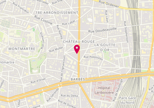 Plan de AYACHE Eythan, 23 Boulevard Barbes, 75018 Paris
