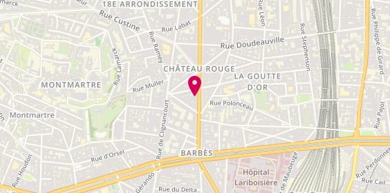Plan de LAFRAN Gaspard, 23 Boulevard Barbes, 75018 Paris