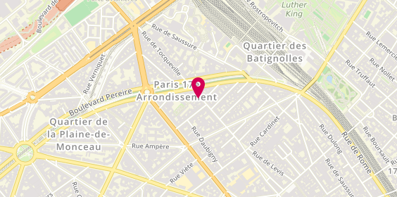 Plan de BENSEGHIR Dalila, 85 Rue de Tocqueville, 75017 Paris