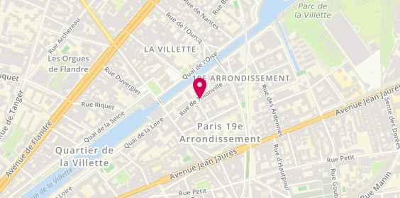 Plan de BENITAH Corinne, 14 Rue de Thionville, 75019 Paris