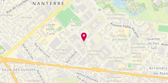 Plan de AMANOU Nathaniel, 30 Avenue des Champs Pierreux, 92000 Nanterre