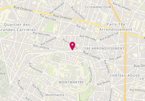 Plan de FOSSEUR Olivier, 123 Rue Caulaincourt, 75018 Paris