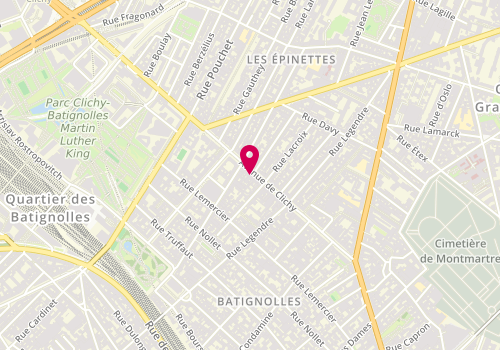 Plan de APETREI Ioana, 119 Avenue de Clichy, 75017 Paris
