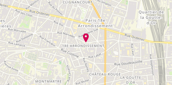 Plan de PEREZ MORINIGO Jorge, 77 Bis Rue Marcadet, 75018 Paris