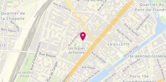 Plan de CHICHE Haik Lirone, 17 Rue Mathis, 75019 Paris