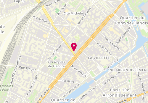 Plan de MELLOUL Edmond, 186 Rue de Crimee, 75019 Paris