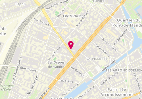Plan de LE Brigitte, 192 Rue de Crimee, 75019 Paris