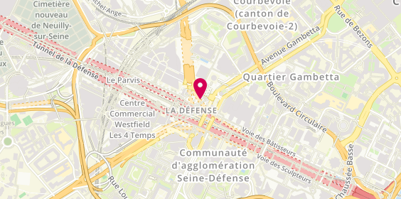 Plan de TAPIRO Alexandra, 7 Place de la Défense, 92400 Courbevoie