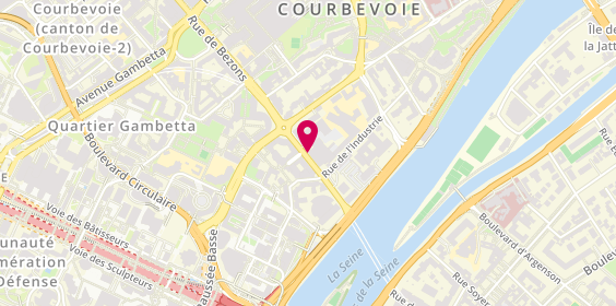 Plan de LORO YVES Cohen, 10 Rue de l'Abreuvoir, 92400 Courbevoie