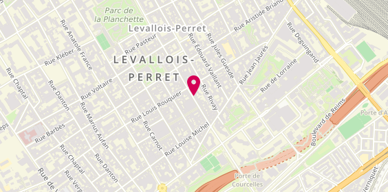Plan de FIMA LILTI Géraldine, 46 Rue du President Wilson, 92300 Levallois-Perret