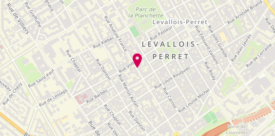 Plan de MAMELLE Frédéric, 72 Rue Anatole France, 92300 Levallois-Perret