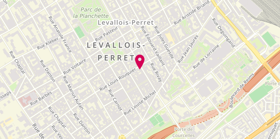 Plan de AMAR MAMOU Isabelle, 47 Rue du President Wilson, 92300 Levallois-Perret