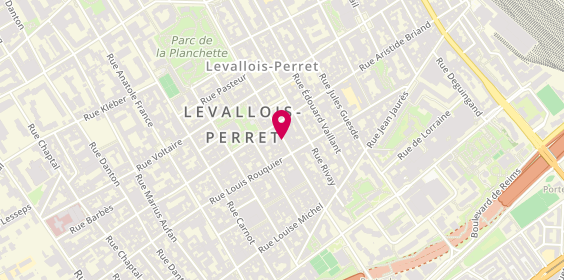 Plan de BENYAMIN Simon, 57 Rue du Président Wilson, 92300 Levallois-Perret